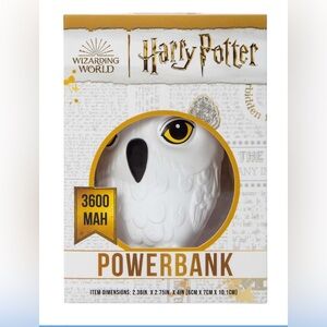 🔥Host Pick! 🔥 NWT! Harry Potter Power Bank, Hedwig owl shape. In unopened box.